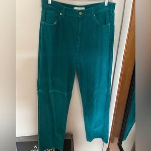 BLUE/GREEN CORDUROY PANTS